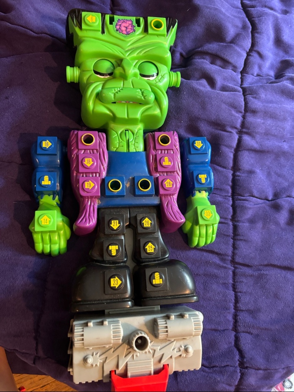 Bolt N Stein 1994 Tomy Frankenstein Board Game Monster Figure-only
